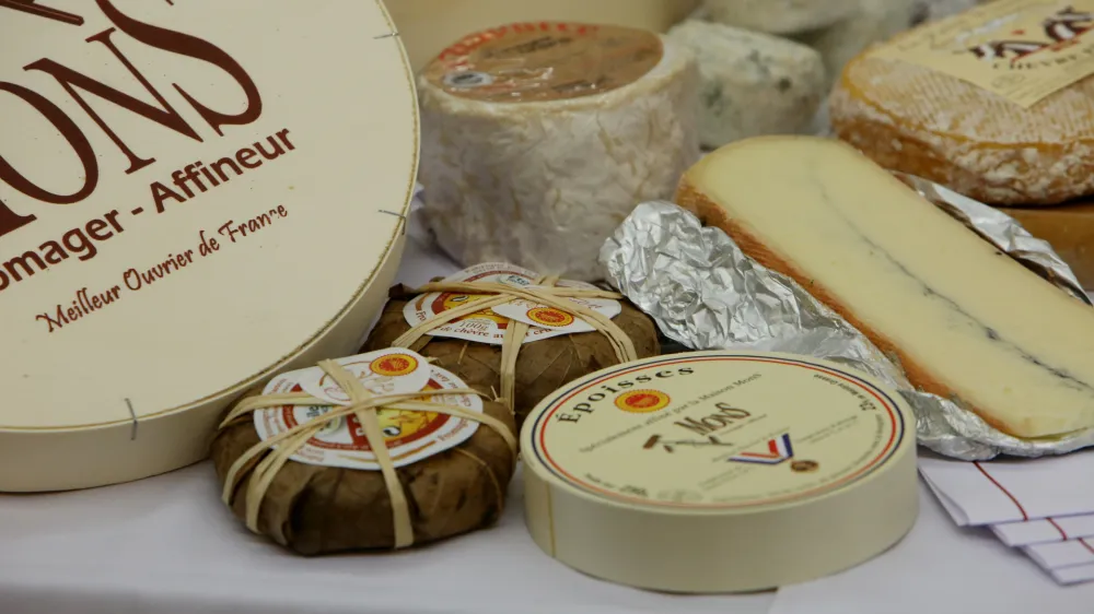 - francoski siri - sir - - 17.10.2016 - Vinski sejem Top Vino, prvi mednarodni vinski festival v organizaciji podjetja eVino na katerem so se predstavila najprestižnej&scaron;a svetovna vina in pri nas nedosegljiva vina med njimi tudi 30 slovenskih. - vinarstvo - //FOTO: Tomaž Skale