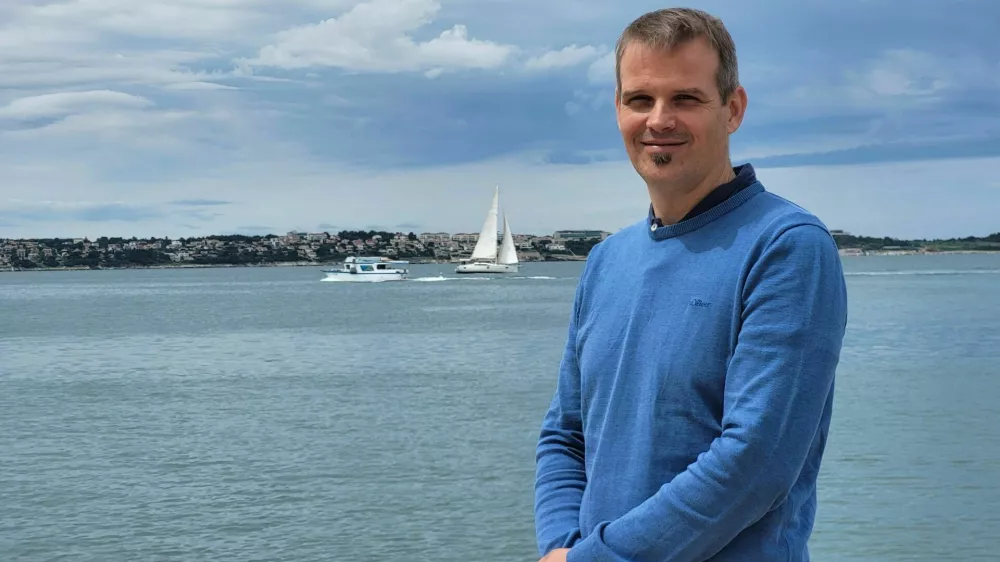 Borut Mavrič, vodja Morska biolo&scaron;ka postaja Piran / Foto: Katja Gle&scaron;čič 