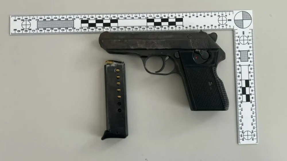 Zasežena pi&scaron;tola 