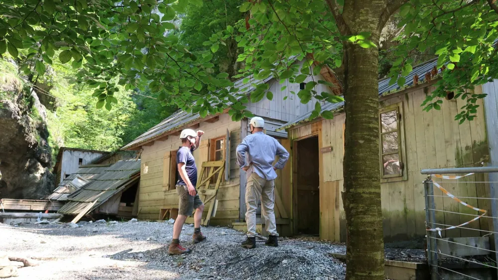 Partizanska bolnica Franja, po poplavah in ujmi 2023 - 17. 6. 2024 
