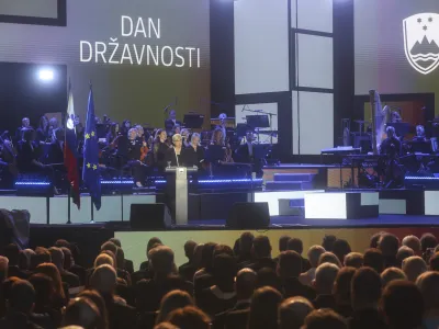 - 24.06.2024 - osrednja državna prireditev ob dnevu državnosti, na kateri bo slavnostna govornica predsednica republike Nata&scaron;a Pirc Musar  //FOTO: Jaka Gasar