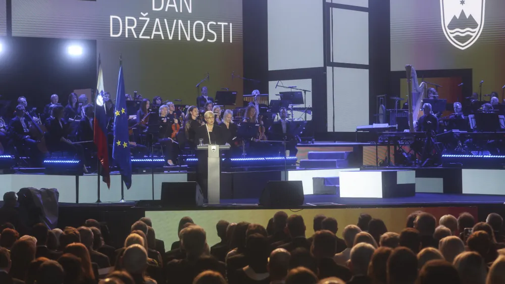 - 24.06.2024 - osrednja državna prireditev ob dnevu državnosti, na kateri bo slavnostna govornica predsednica republike Nata&scaron;a Pirc Musar  //FOTO: Jaka Gasar