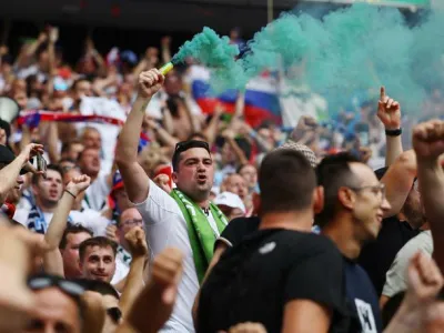 nogomet, evropsko prvenstvo, navijač, klemen wolf zavr&scaron;nik