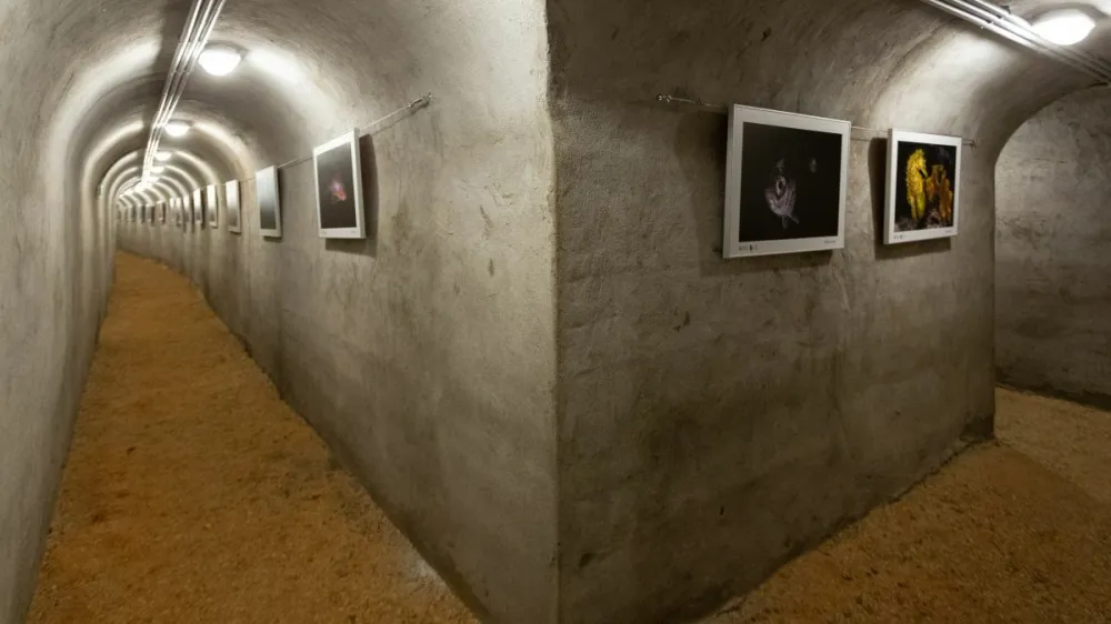 Razstava je na ogled v voja&scaron;kih rovih, ki so jih uredili in osvetlili na polotoku Gatula. F TZ Splitsko-dalmatinske županije