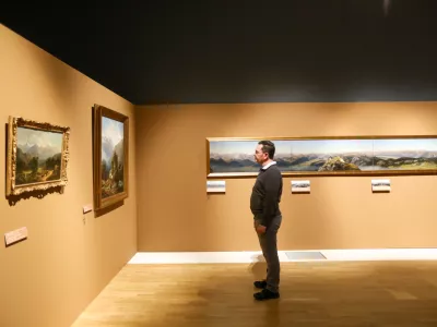 06.03.2024 -&nbsp; odprtje razstave Umetni&scaron;ka zbirka Kroples; zasebna umetni&scaron;ka zbirka - Narodna galerijaFoto: Luka Cjuha