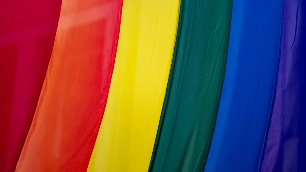 FILED - 17 July 2023, Berlin: A view of a Pride flag. The governor of Istanbul has banned this year's Pride parade in Istanbul and has had the city centre cordoned off. Photo: Fabian Sommer/dpa
