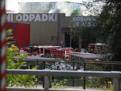 04.07.2024. Požar RCERO. Odpad. Foto: Bojan Velikonja