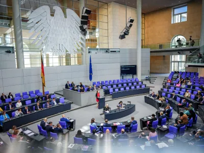 05 July 2024, Berlin: A&nbsp;general view during a plenary session at the German Parliament (Bundestag). Photo: Kay Nietfeld/dpa