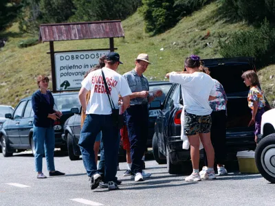 Vr&scaron;ič, turisti