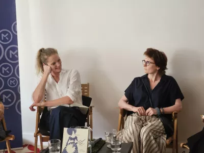 &Scaron;pela Frlic, Ana Zavadlav, predstavitev knjige Dekle, obljubljeno soncu