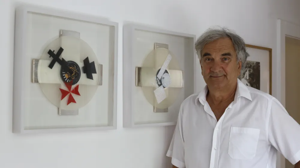 09.07.2024 - Du&scaron;an Mandič, slikar, umetnik IRWINFoto: LUka Cjuha