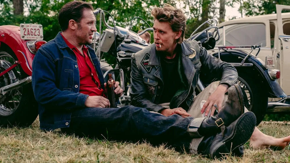 Tom Hardy, Austin Butler, The Bikeriders, Universal Pictures