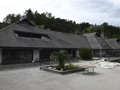 Poplave- 31.08.2023 &ndash; Vrtec Menge&scaron;, enota Gobica. //FOTO: