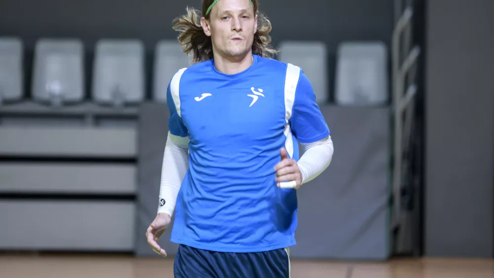 Jure Dolenec- 02.11.2023 - Rokomet - trening rokometne mo&scaron;ke reprezentance //FOTO: Jaka Gasar