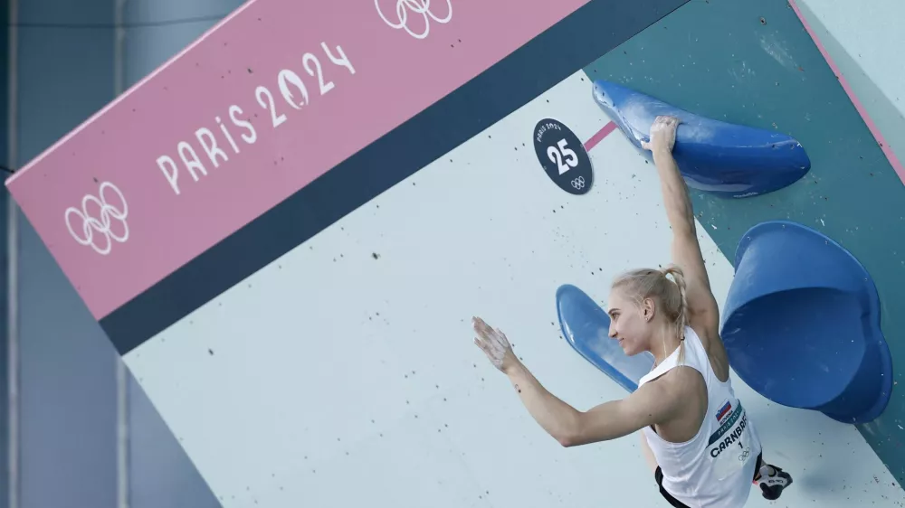 Janja Garnbret je začela s pari&scaron;kim osvajanjem vrhov. Foto: Reuters