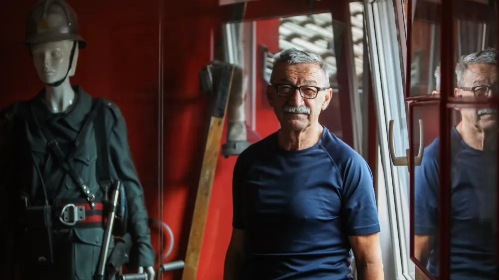 - 05.08.2024. - Srečko &Scaron;estan poveljnik Civilne za&scaron;čite Republike Slovenije.OPOMBA: ZA OBJAVO V OBJEKTIVU!!//FOTO: Bojan Velikonja