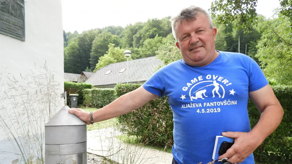 Tomaž Mes, predsednik gorni&scaron;kega klba Jakoba Aljaža / Foto: Katja Petrovec 