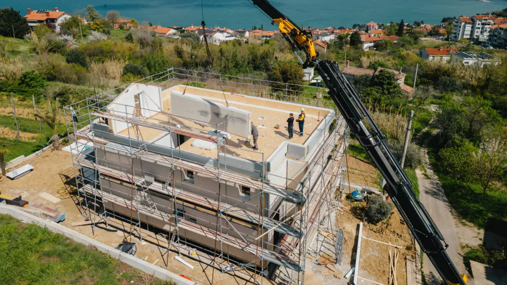 Gradnja montažne hi&scaron;e, Marles / Foto: Marles