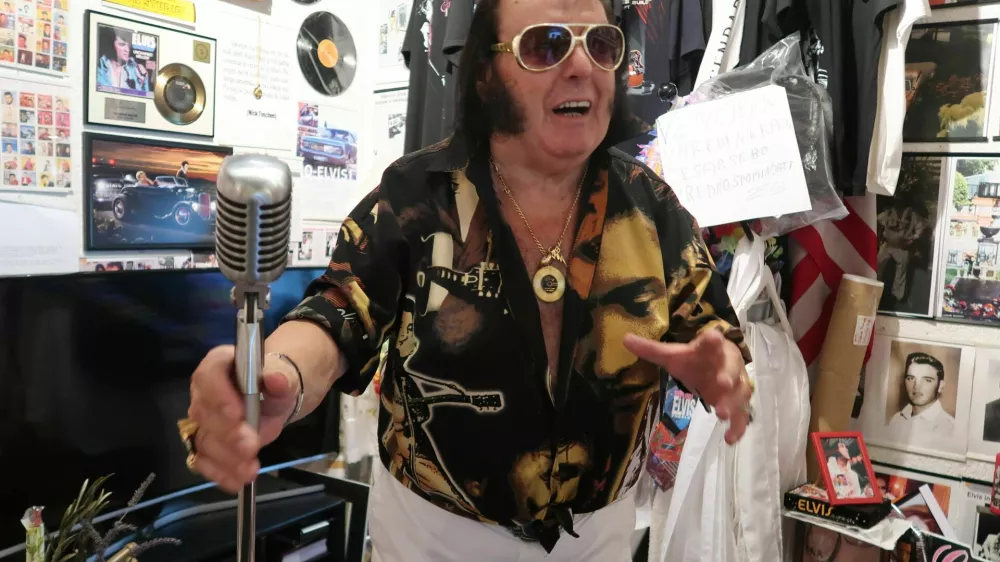 Elvis Presley fan club Slovenija, Vrtovče, Oskar Trobec, glasba, oboževalci / Foto: Nata&scaron;a Bucik Ozebek