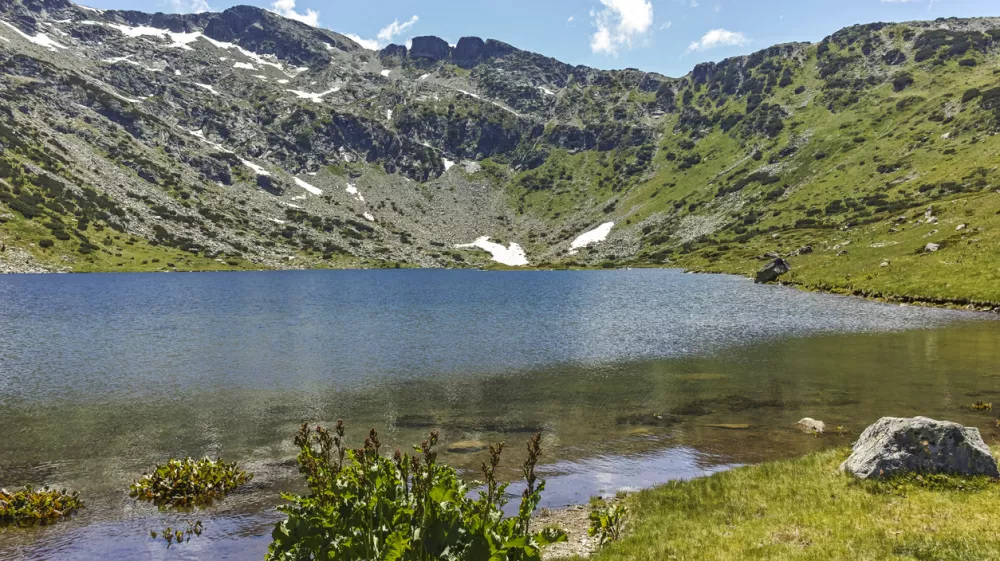 Landscape of The Fish Lakes (Ribni Ezera), Rila mountain, Bulgaria