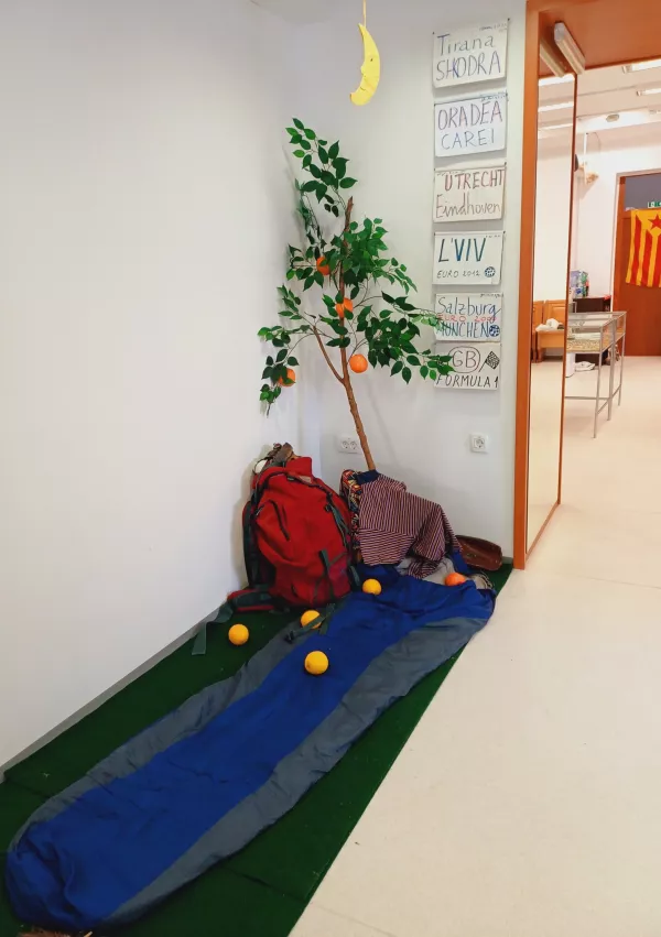 Miranova spalna vreča in nahrbtnik Foto:&nbsp;Tina Jereb