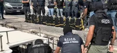 blizu Sicilije so v Italiji zasegli 540 kilogramov kokaina