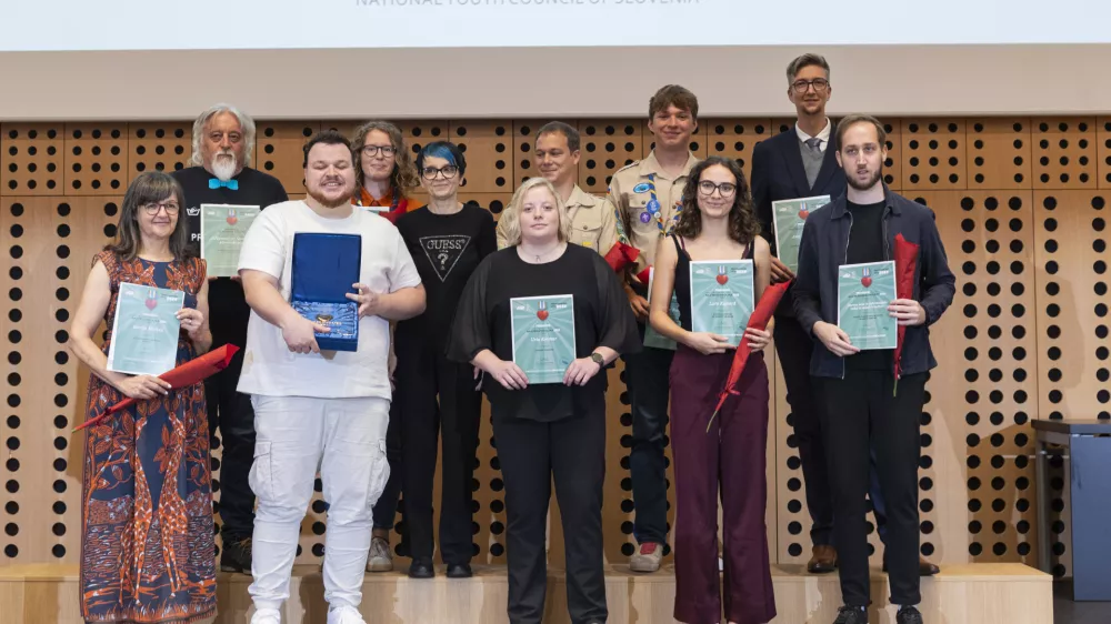 Brdo pri Kranju, Kongresni center Brdo.Sklepna prireditev natecaja Prostovoljec leta 2023 v izvedbi Mladinskega sveta Slovenije, ki jo je gostila predsednica republike Natasa Pirc Musar.