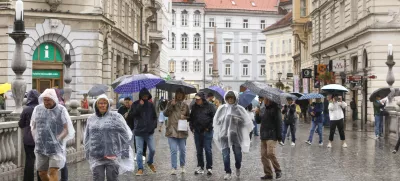 Vremenska slika12.09.2024 - Dež - Deževje v Ljubljani - Foto: Luka Cjuha