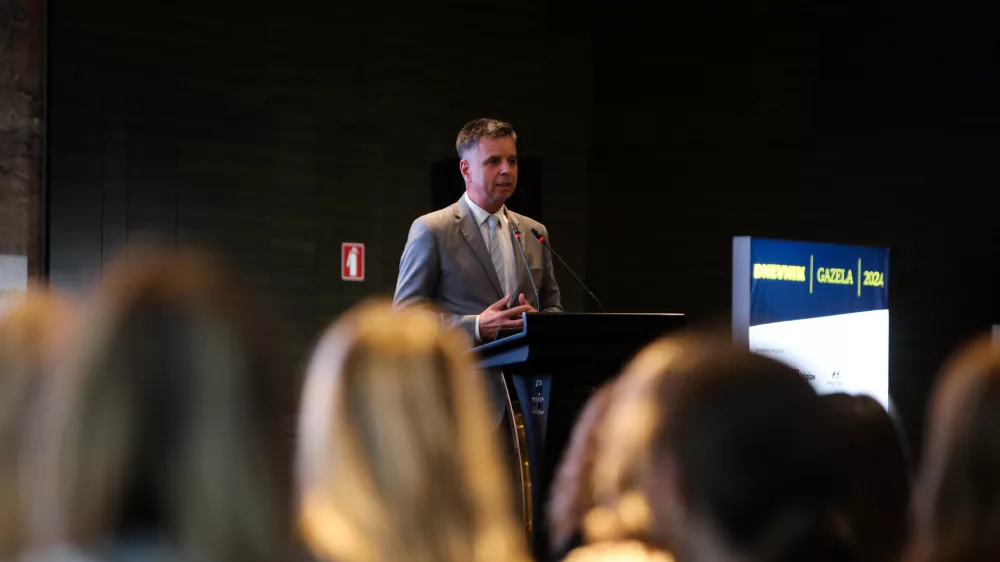 - Dejan Crnek Podžupan MOL,,- 12.09.2024. Regijski izbor Gazele 2024 Osrednje slovenske regije v Hotelu Grand Plaza v ljublani. Gazele 2024.//FOTO: Bojan Velikonja