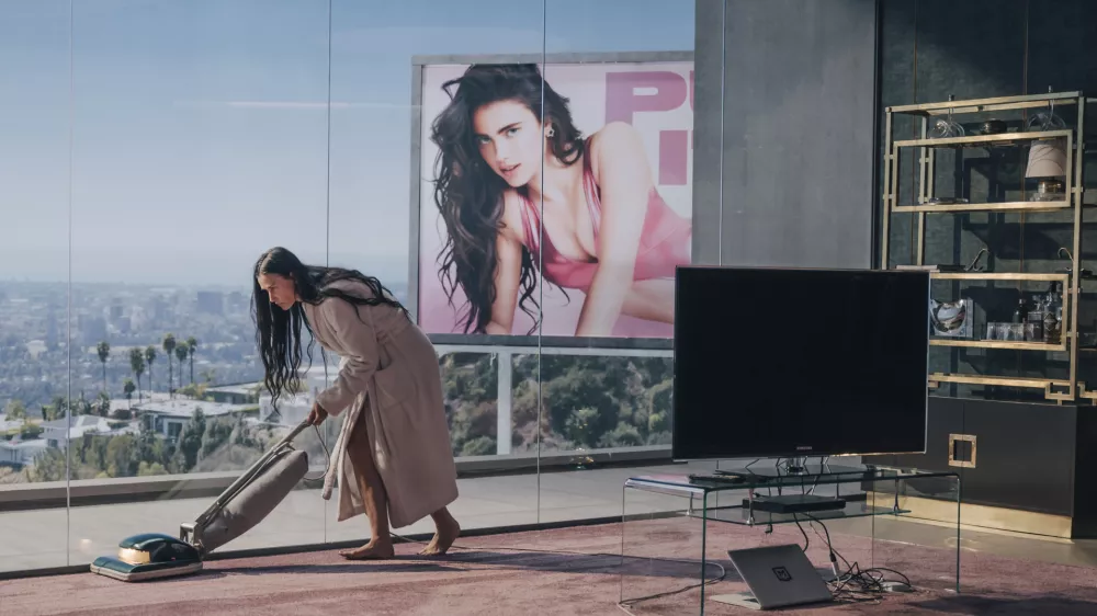 This image released by Mubi shows Demi Moore in a scene from "The Substance." (Mubi via AP)