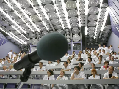 - Zdravni&scaron;ki sindikat FIDES - zbor zdravnic in zdravnikov - vodstvo sindikata je seznanilo zdravnike s pravicami iz dela ter s sindikalnimi prizadevanji in aktivnostmi za za&scaron;čito dostojanstva zdravni&scaron;kega poklica ter zoper razvrednotenje zdravni&scaron;kega dela,///FOTO: Luka Cjuha