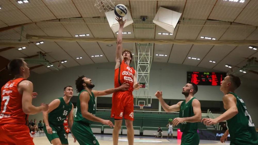 17.08.2024. Ko&scaron;arka Superpokal Slovenije. Kk Cedevita Olimpija - KK Krka Novo mesto. Foto: Bojan Velikonja 