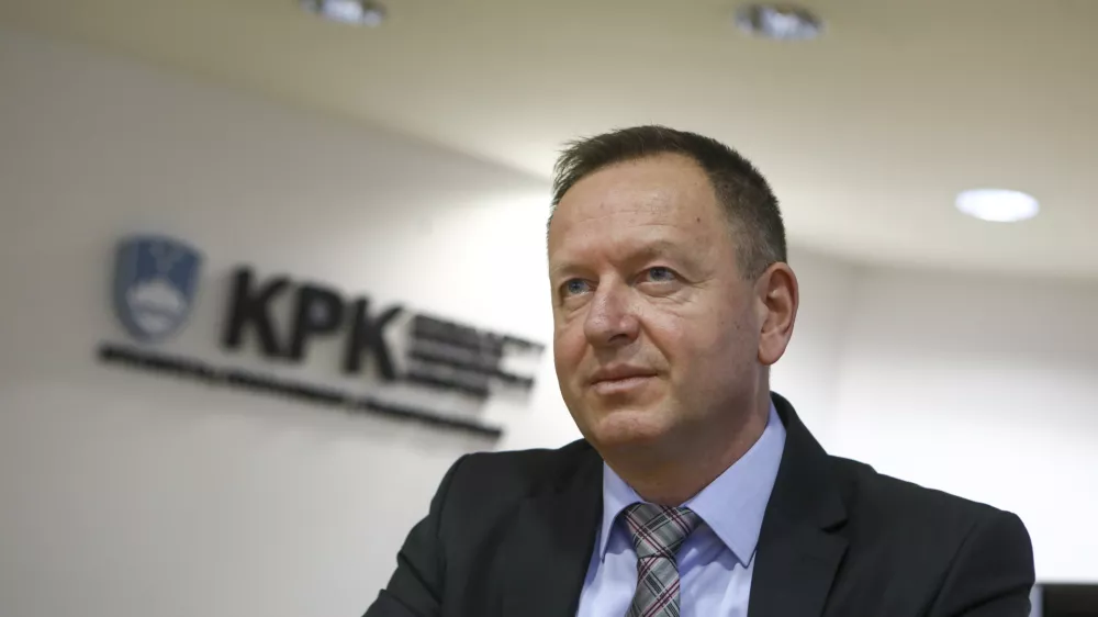 - 28.11.2023 - Predsednik Komisije za preprečevanje korupcije KPK dr. Robert &Scaron;umi //FOTO: Luka Cjuha / Foto: Luka Cjuha