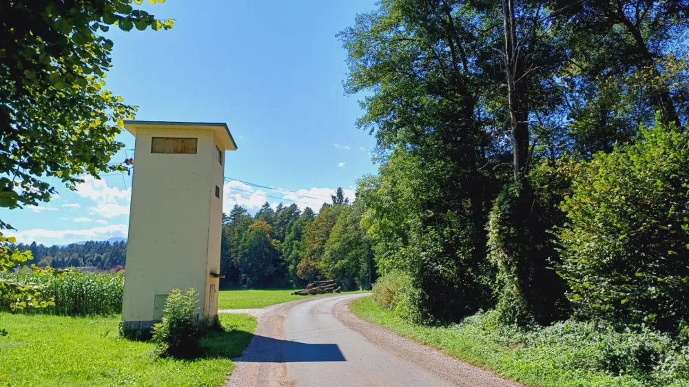 Enega od zadrževalnikov na Sor&scaron;ki reki naj bi postavili ob cesti Pot v pu&scaron;karno.&nbsp;Foto: Tina Jereb