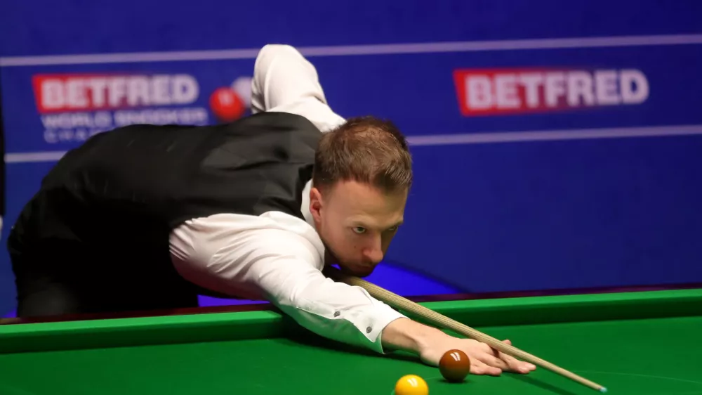 06 May 2019, England, Sheffield: English snooker player Judd Trump competes on the seventeenth day of the 2019 Betfred World Championship at The Crucible. Photo: Richard Sellers/PA Wire/dpa