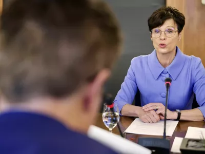 Zasli&scaron;anje evropske komisarke - Marta Kos