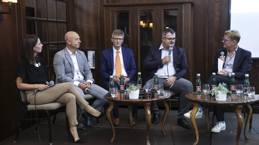 Jure Vi&scaron;ček, Igor Arh, Mirko Požar, Anti&scaron;a Korljan- 24.09.2024 - izbor dolenjsko-posavske Gazele - grad Mokrice //FOTO: Jaka Gasar