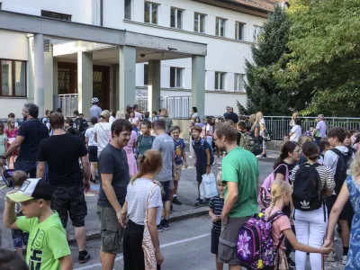 - O&Scaron; Vita Kraigherja- 02.09.2024 - prvi &scaron;olski dan učnega leta 24/25 - &scaron;olstvo, &scaron;ola, učenci, dijaki //FOTO: Jaka Gasar