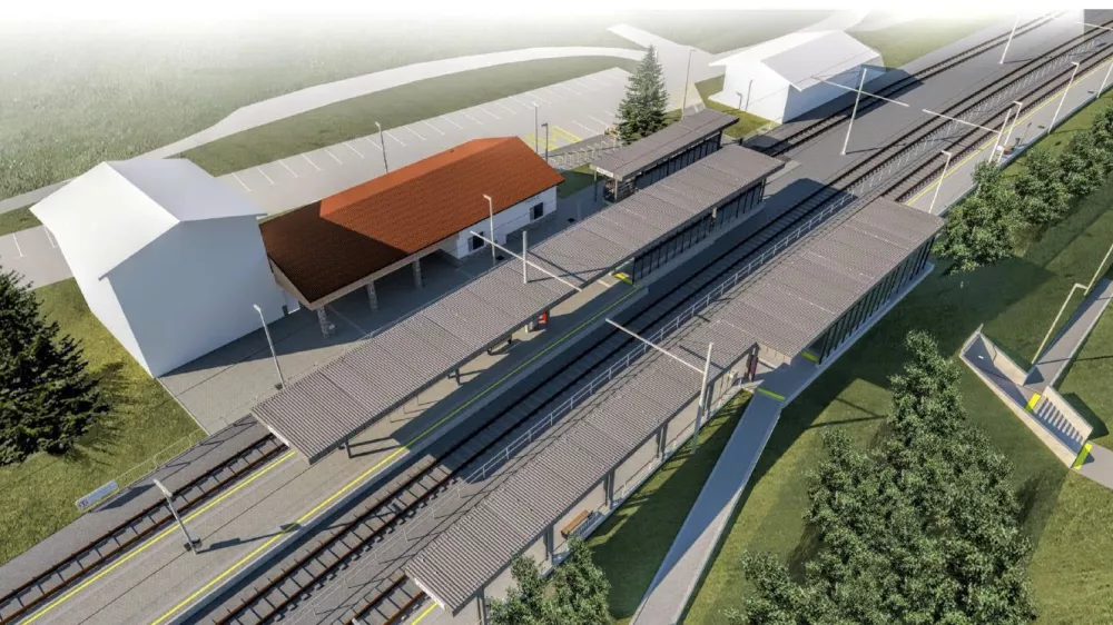 Železni&scaron;ko postajo Preserje bodo nadgradili. Vir:&nbsp;Direkcija za infrastrukturo