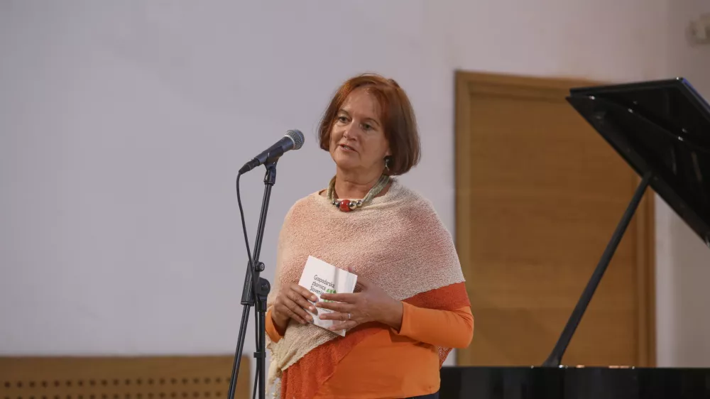 JADRANKA &Scaron;VARC1.10.2024 - 24. Slovenska GAZELA 2024 &ndash; regijski izbor najbolj&scaron;ih najhitreje rastočih podjetij &ndash; razglasitev Gazele Gorenjske regije.  FOTO: Luka Cjuha