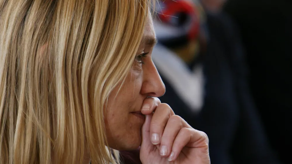 dr. Alja Brglez, vodja kabineta predsednika republike - 27.05.2015 - Dnevnikov projekt Obrazi prihodnosti - sprejem dijakov in mentorjev pri predsedniiku republike Borutu Pahorju //FOTO: Tomaž Skale 