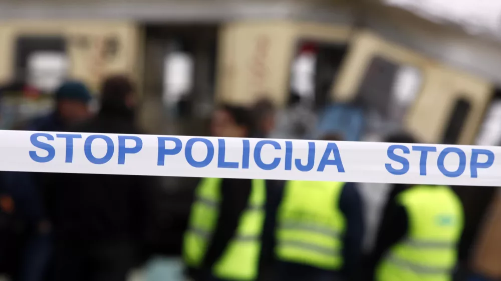 - ilustrativna fotografija - policijski za&scaron;čitni trak - policija - stop/FOTO: Luka Cjuha