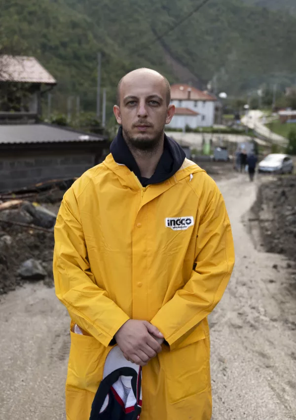 ZlateDenis Sa&scaron;ić, predsednik va&scaron;ke skupnosti06.10.2024 Poplave v Bosni in HercegoviniFoto: Nik Erik Neubauer