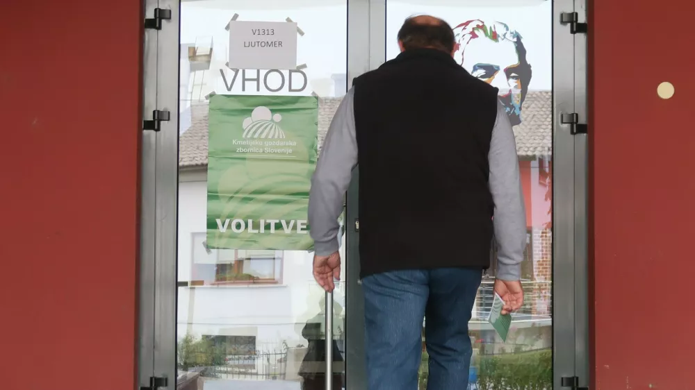 Kmetijsko gozdarska zbornica Slovenije (KGZS), volitve v svet zbornice 2024, voli&scaron;če Ljutomer. Foto: Tatjana Pihlar 