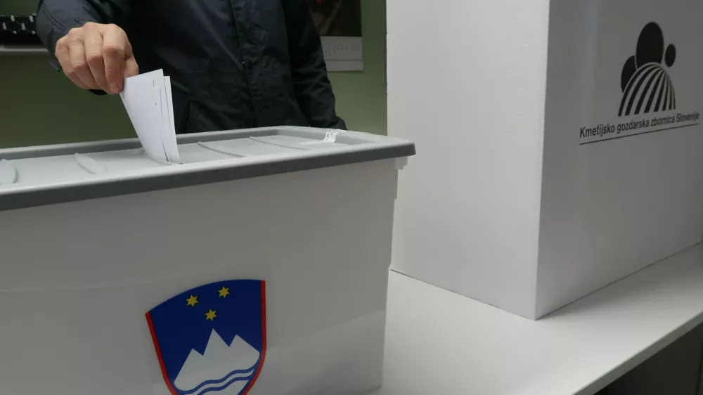 Kmetijsko gozdarska zbornica Slovenije (KGZS), volitve v svet zbornice 2024, voli&scaron;če Murska Sobota. Foto: Tatjana Pihlar 