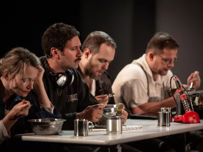 G. B&uuml;chner: Wojzeck, PG Kranj in SSG Trst, 2024, režija Igor Pison