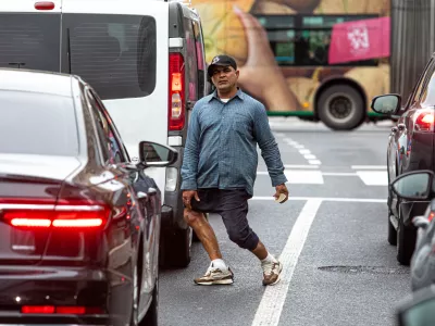 10.2024 - reportaža za Objektiv Beračenje - prosjačenje - berač - Tivolska cesta - Križi&scaron;če Bavarski dvorFOTO: Luka Cjuha