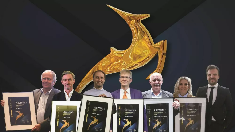 Na odru Cankarjevega doma bomo razglasili dobitnike zlate, srebrne in bronaste gazele izmed &scaron;estih podjetij, ki so prejela priznanje regijska gazela. F Dnevnik