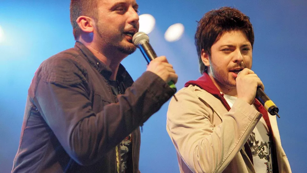 Toni Cetinski (levo) je imel s To&scaron;etom Proeskim poseben odnos. F Pixsell