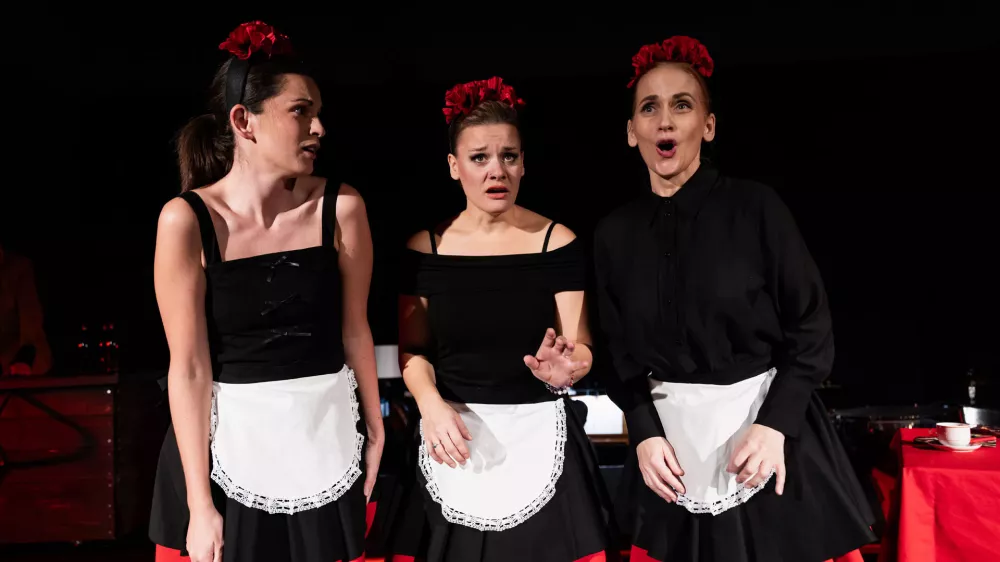 V produkciji Slovenskega komornega glasbenega gledali&scaron;ča (SKGG) so na komornem odru SNG Opera in balet Ljubljana uprizorili kabaretno opero &Scaron;panska vas. Avtorja glasbe sta Nana Forte in Jure Ivanu&scaron;ič, ki je po dramski pesnitvi Govedina legendarno avtorja Milana Jesiha napisal libreto in predstavo tudi režiral. F Darja &Scaron;travs Tisu